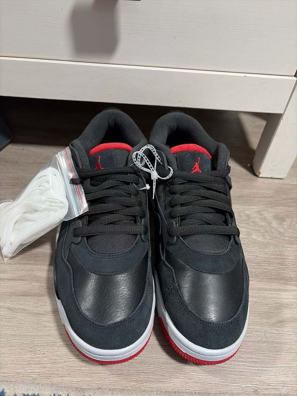 Jordan Stadium 90 Black Red Sneakers